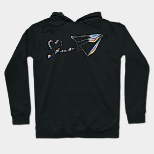 Paper plane heart Hoodie